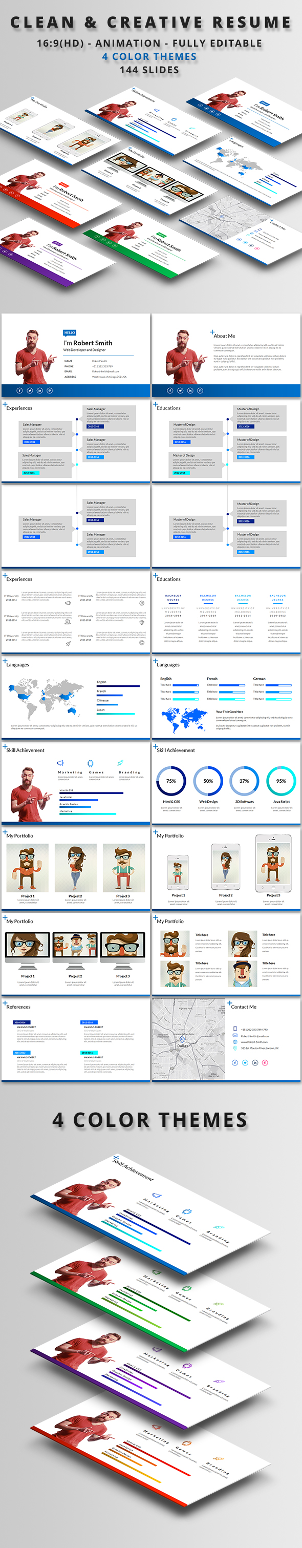 Resume CV PowerPoint