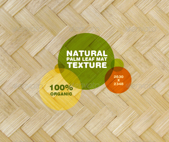 Natural Palm Leaf Mat Texture - Nature Textures