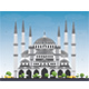 Blue Mosque in Istanbul Turkey by booblgumpnz | GraphicRiver