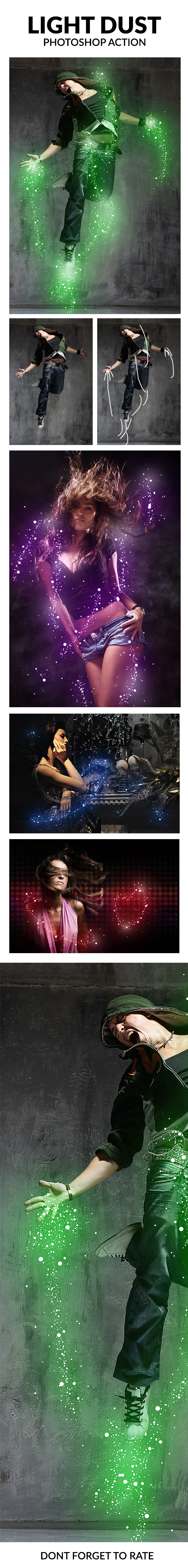 Light Dust Photoshop Action - Photo Effects Actions