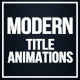 Modern Title Animations - VideoHive Item for Sale