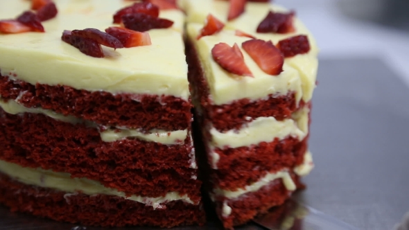 One Piece of Red Cake