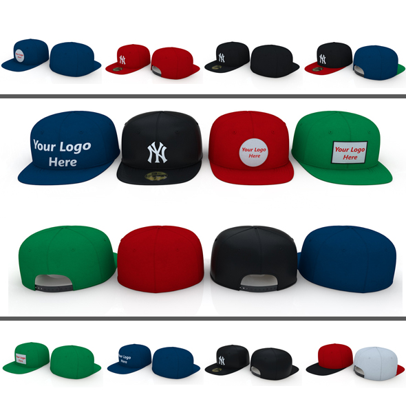 Baseball Caps - 3Docean 16453175