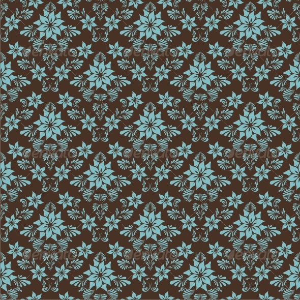 Seamless floral background - Backgrounds Decorative