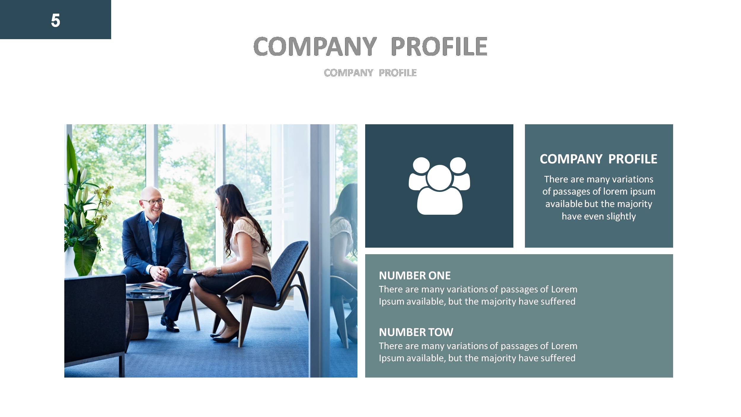 Company profile Google Slides Presentation Template by OceanInfographics