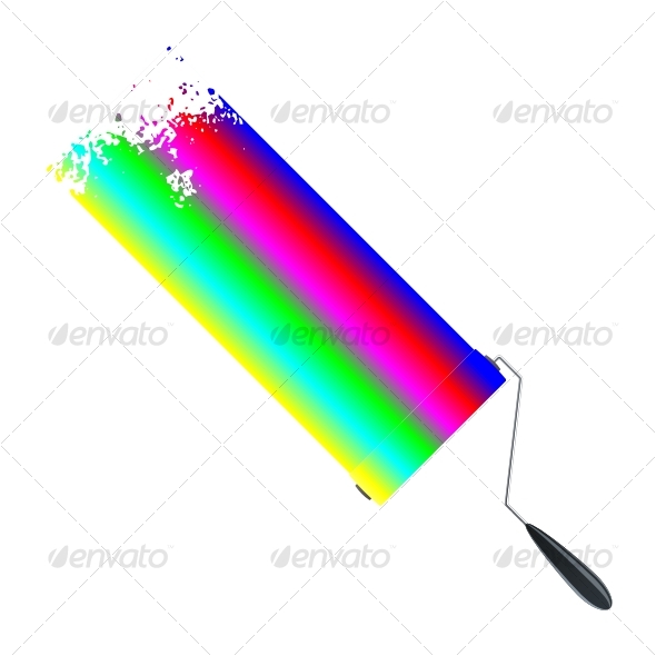 Paint rollers - Decorative Symbols Decorative