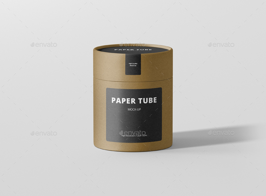 Paper Tube Packaging Mock-Up - Medium, Graphics | GraphicRiver