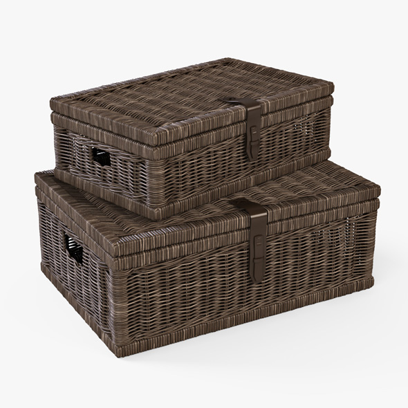 Wicker Basket 06 - 3Docean 16459583