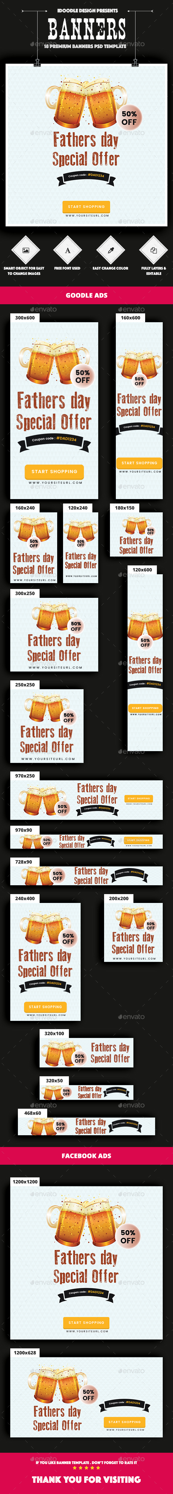 Father’s Day Banners Ad