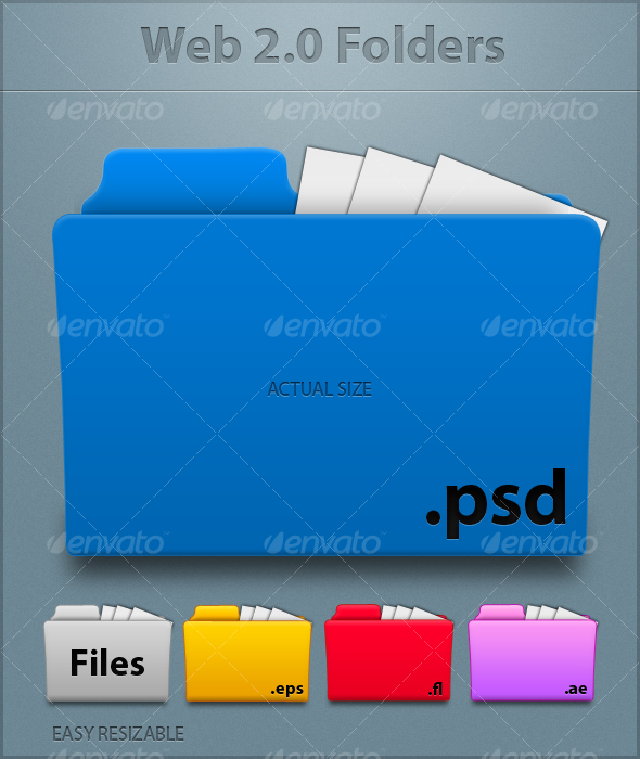 Web 2.0 Folders - Web Elements