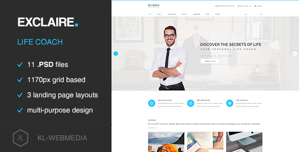 Exclaire - Personal - ThemeForest 16226680