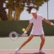Young Woman Playing a Game Of Tennis - VideoHive Item for Sale