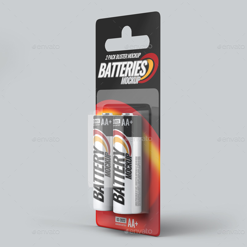 Download Battery Blister Pack Mock Up By L5design Graphicriver