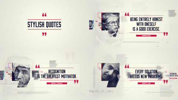 Stylish Quotes - VideoHive 16492704