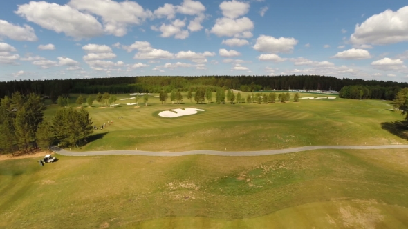 Aerial View Of The Golf Course