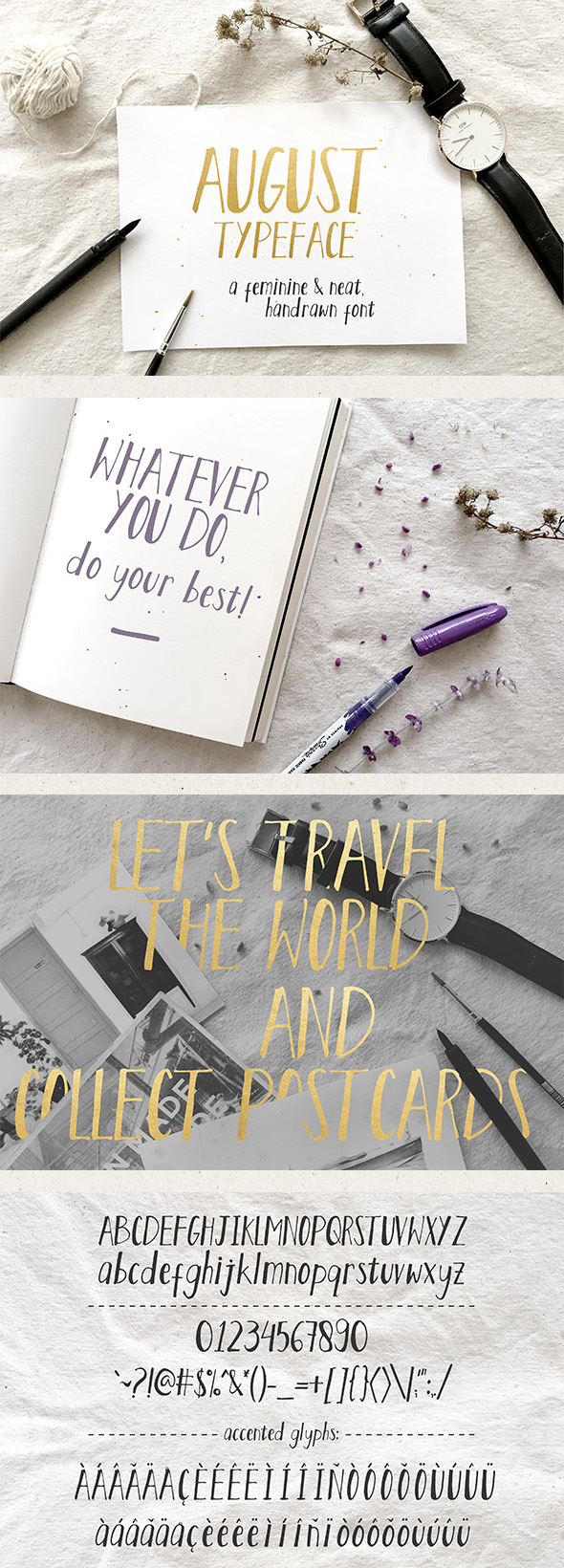 August - Script Fonts