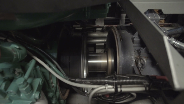 Shaft Of The Motor While Working