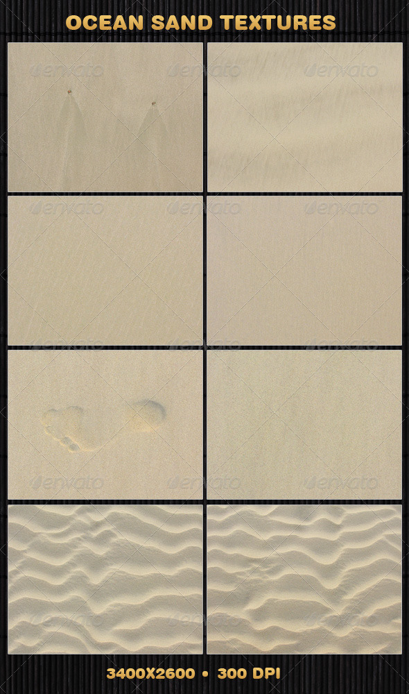 8 Ocean Sand Textures - Nature Textures