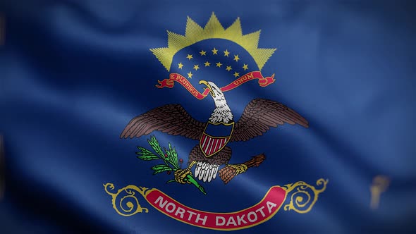 North Dakota State Flag Front