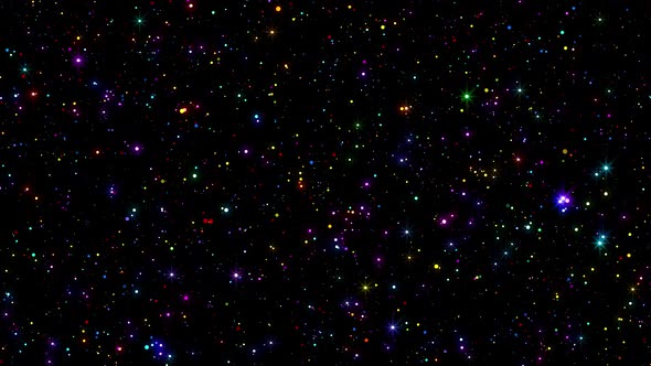 Glitter Colorful Particles Background alt