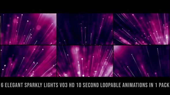 Elegant Sparkly Lights Magenta V03 alt
