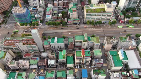 Korea Seoul Yangcheon Gu Mok Dong City Building Aerial View
