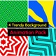 Trendy Backgrounds Colorful Pack - VideoHive Item for Sale