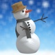 Cartoon Snow Man Point Out - VideoHive Item for Sale