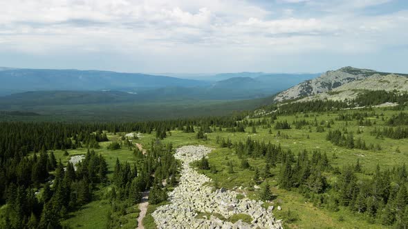 Big rocky mountain on the coast by RomanS24 | VideoHive