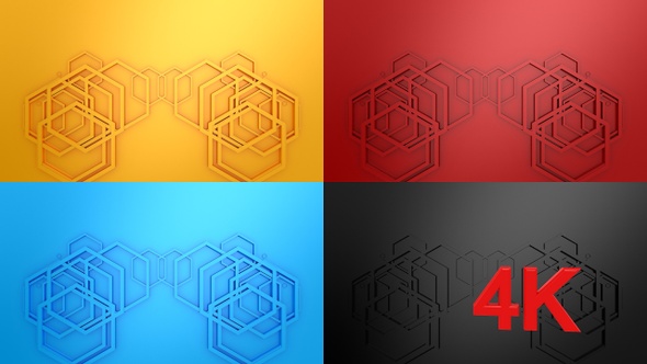 Animated Hexagons Background alt