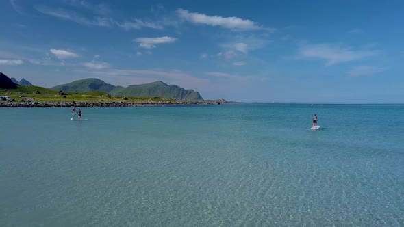 Flying Over the Sandy Beach alt