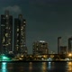 Riverside Buildings At City Night - VideoHive Item for Sale
