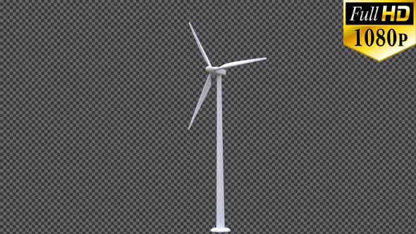 Windmill - Loop - Alpha Channel