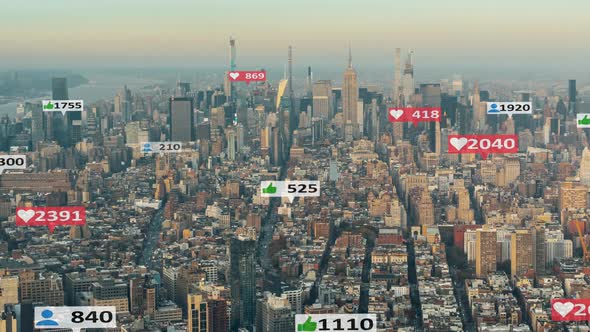 Social Media and Notificaition Icons