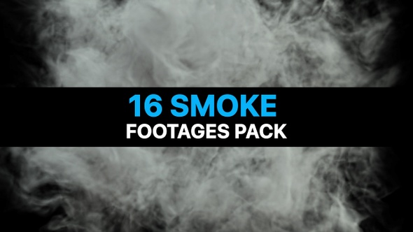 16 Smoke Footages Pack