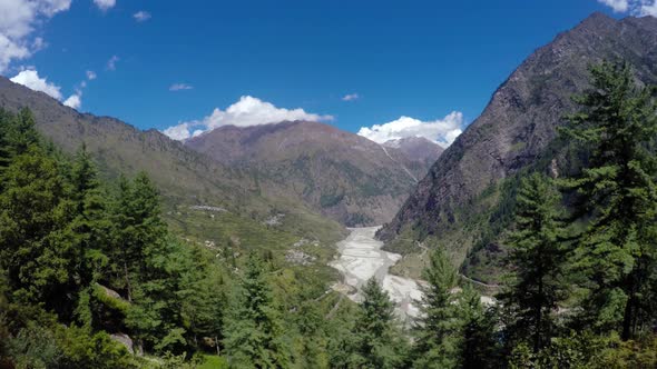 Valley of Ganges In Harsil Himalaya Uttarakhand India