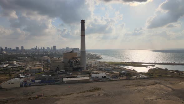 Riding Coal Electricity Power Station TelAviv Israel