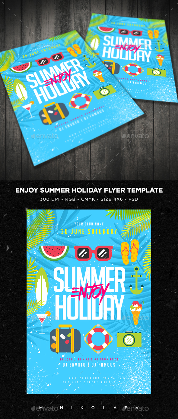 Enjoy Summer Holiday Flyer