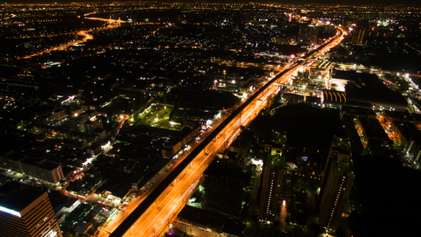 Bangkok City Street Lights alt
