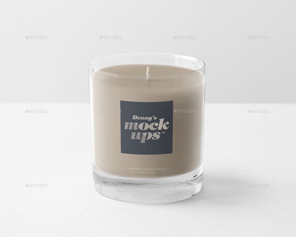 Download Candle in Gift Box Mockup by dennysmockups | GraphicRiver