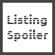 Spoiler emulation ajax for Long Listings