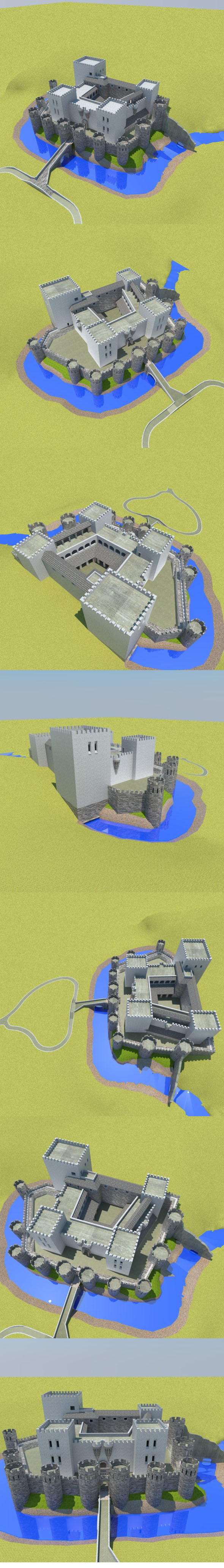 CASTLE low poly - 3Docean 16527659