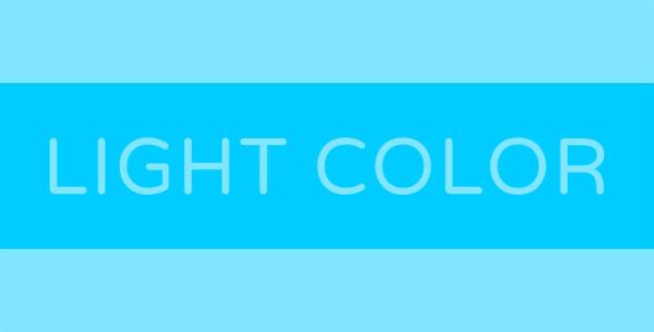 Light Color - CodeCanyon 16543538