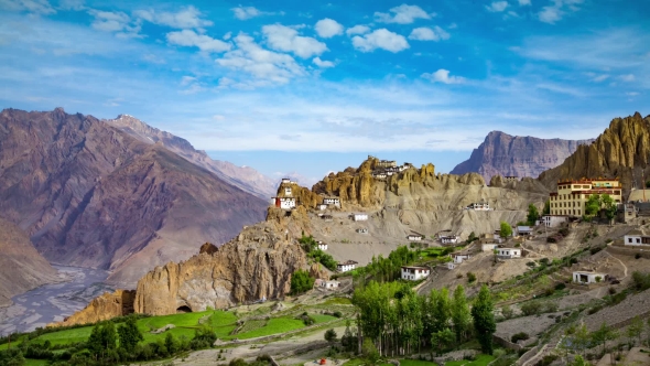 Dhankar Gompa, India, Spiti Valley alt