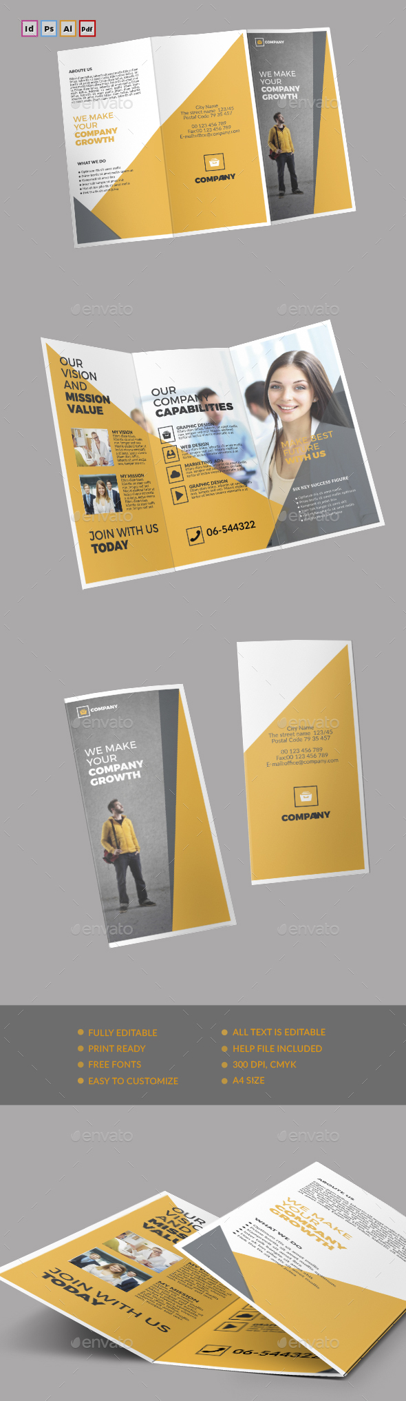 Trifold - Corporate Brochures