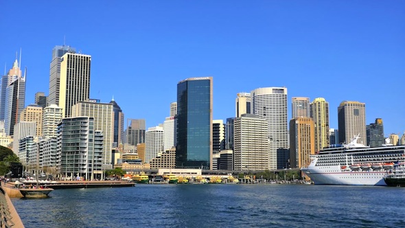 Circular Quay and Sydney Harbour Bridge