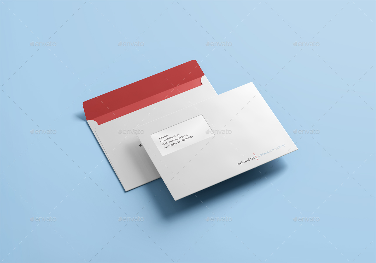 Envelope C5 / C6 Mock-up by webandcat | GraphicRiver