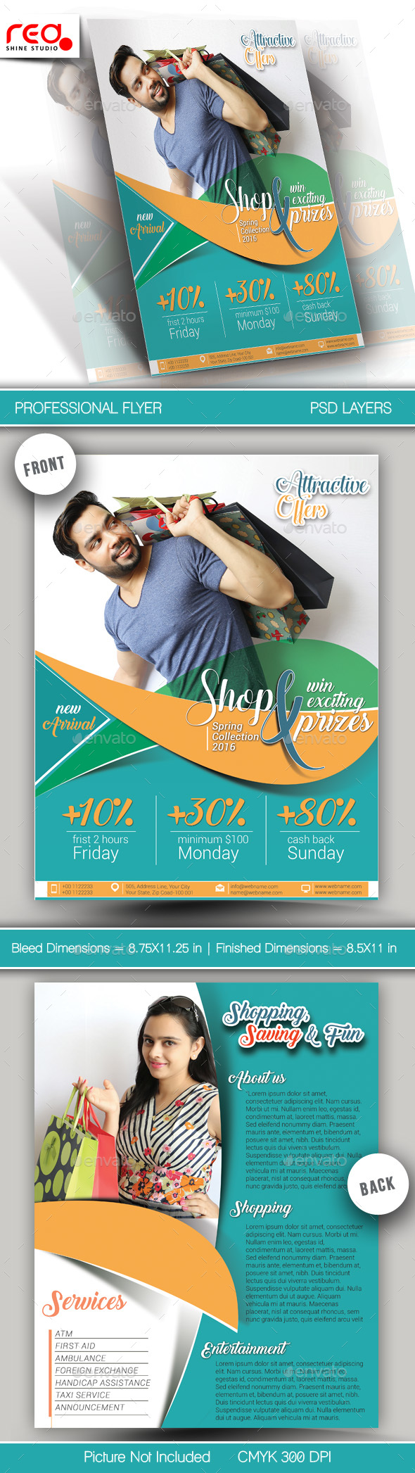 Promotion Flyer & Poster Template - Holidays Events