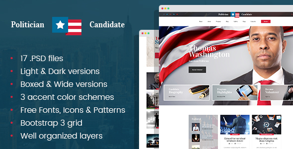 Political Candidate - ThemeForest 16561723