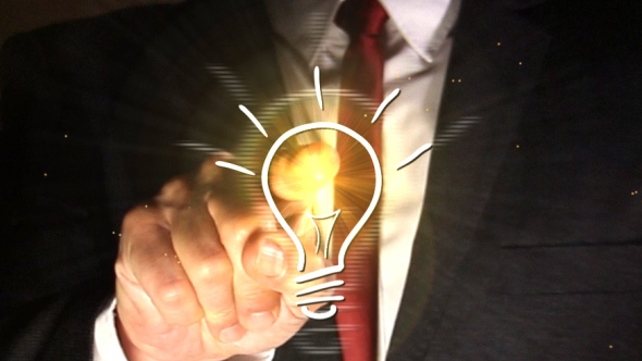 Business Idea | Concept Light Bulb